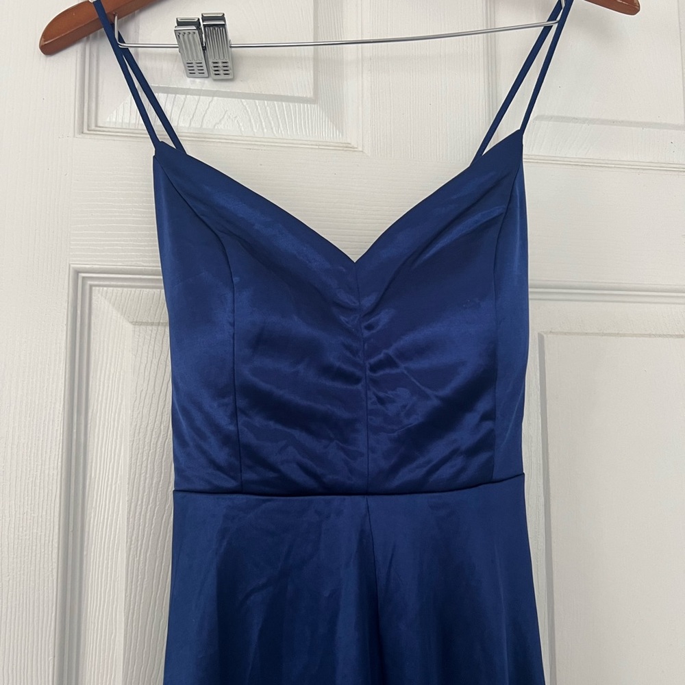 Long blue formal dress size medium